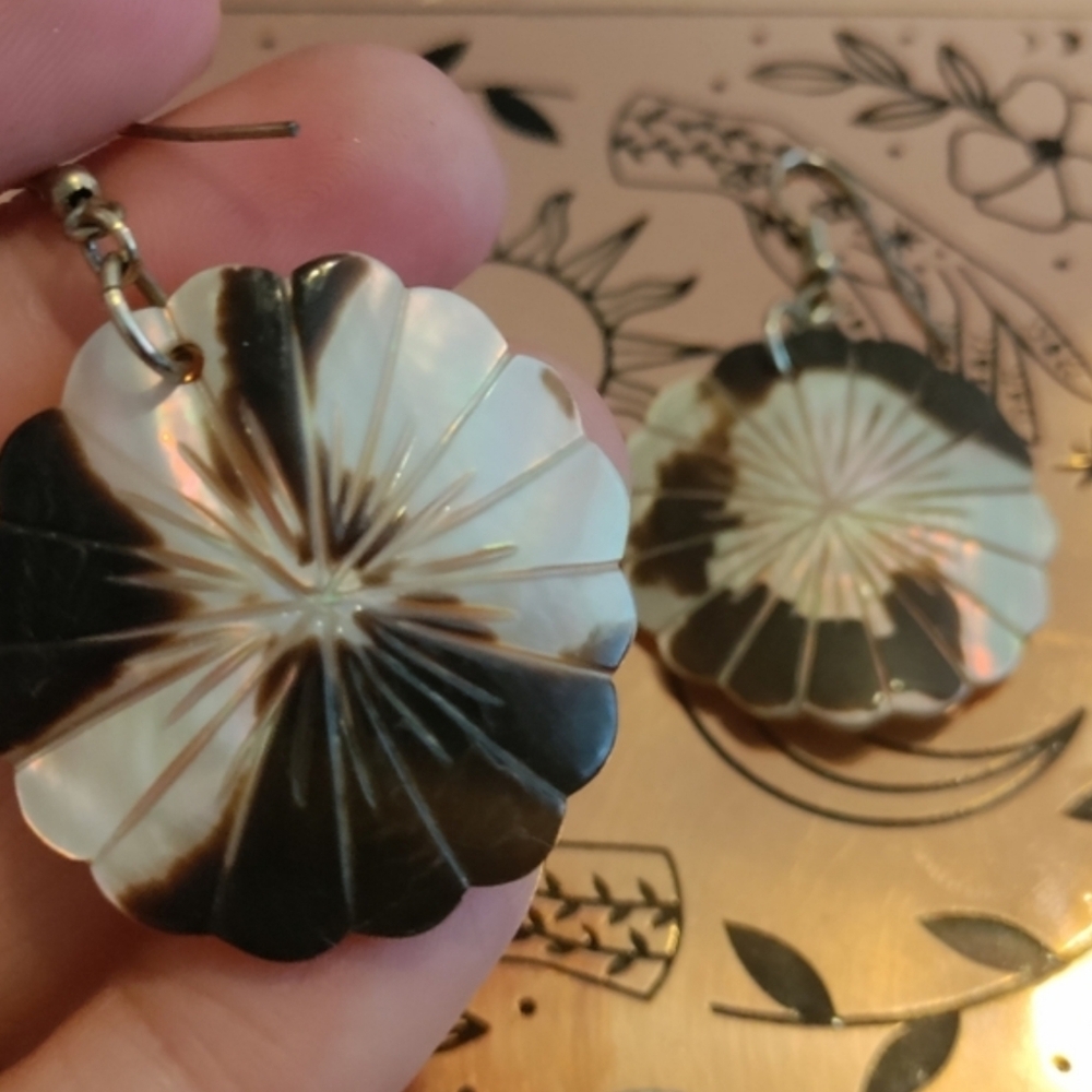 New Mother Of Pearl Earrings